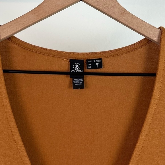 NWT Volcom Shir Fine Ruched Bodycon Mini Dress - Picture 6 of 9